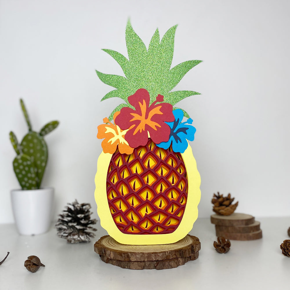 Pineapple – 3D Box SVG File for Cricut & Silhouette