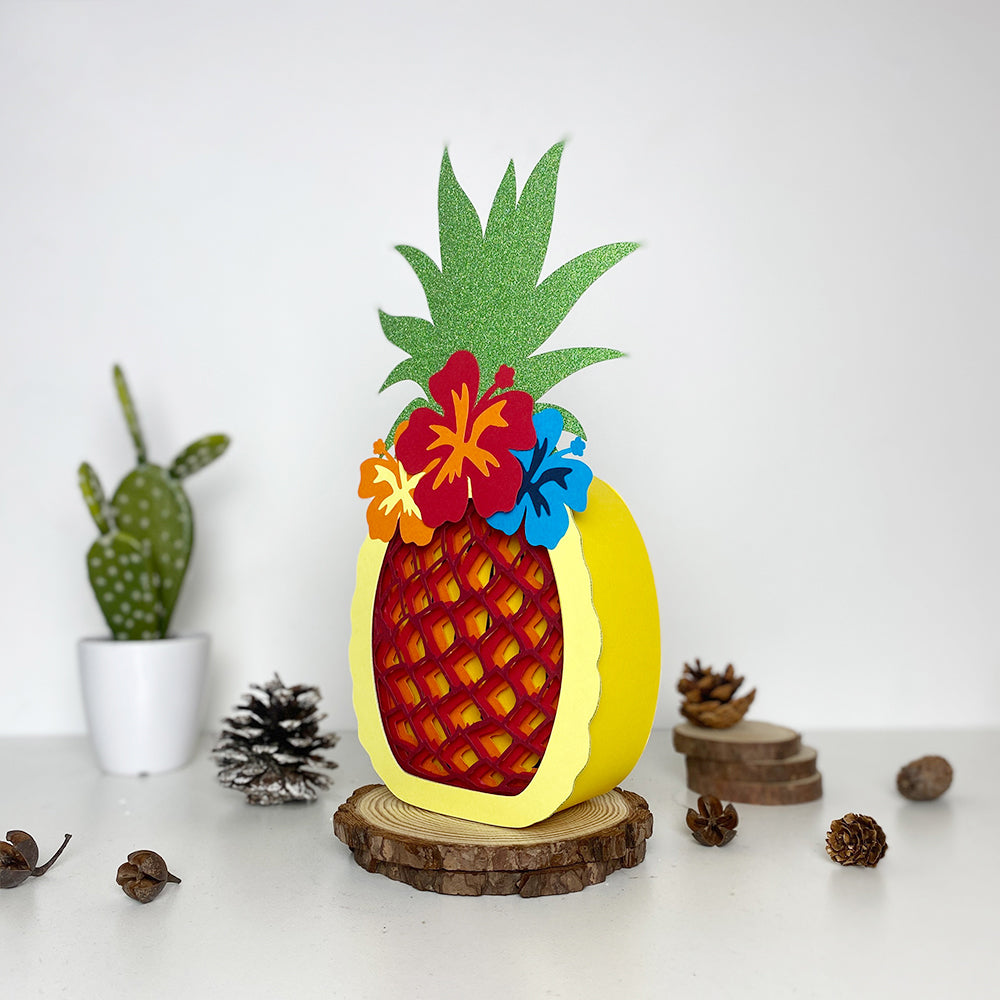 Pineapple – 3D Box SVG File for Cricut & Silhouette