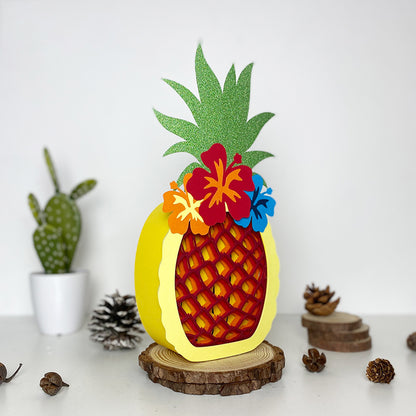 Pineapple – 3D Box SVG File for Cricut & Silhouette