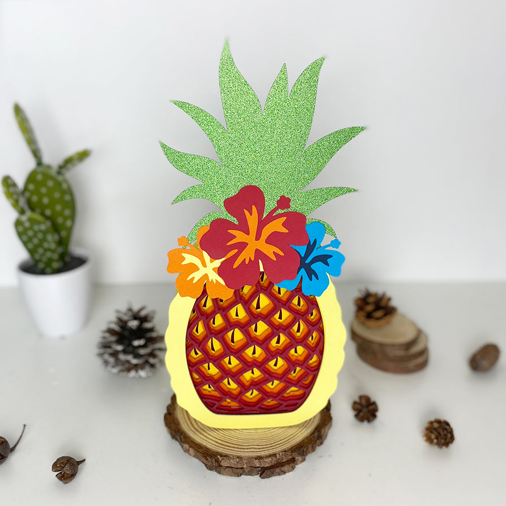 Pineapple – 3D Box SVG File for Cricut & Silhouette