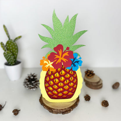 Pineapple – 3D Box SVG File for Cricut & Silhouette