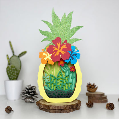 Succulent Plant – 3D Box SVG File for Cricut & Silhouette