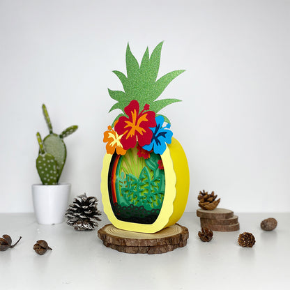 Succulent Plant – 3D Box SVG File for Cricut & Silhouette