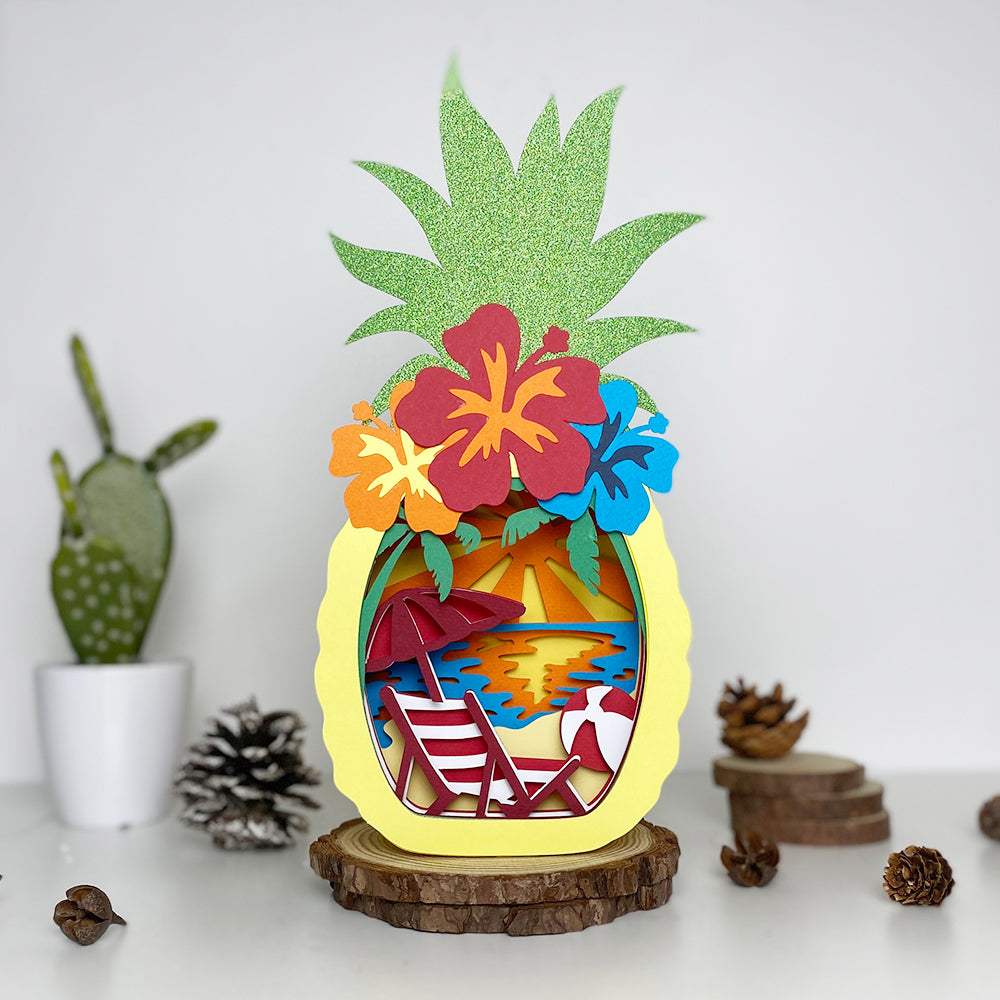 Summer – 3D Box SVG File for Cricut & Silhouette