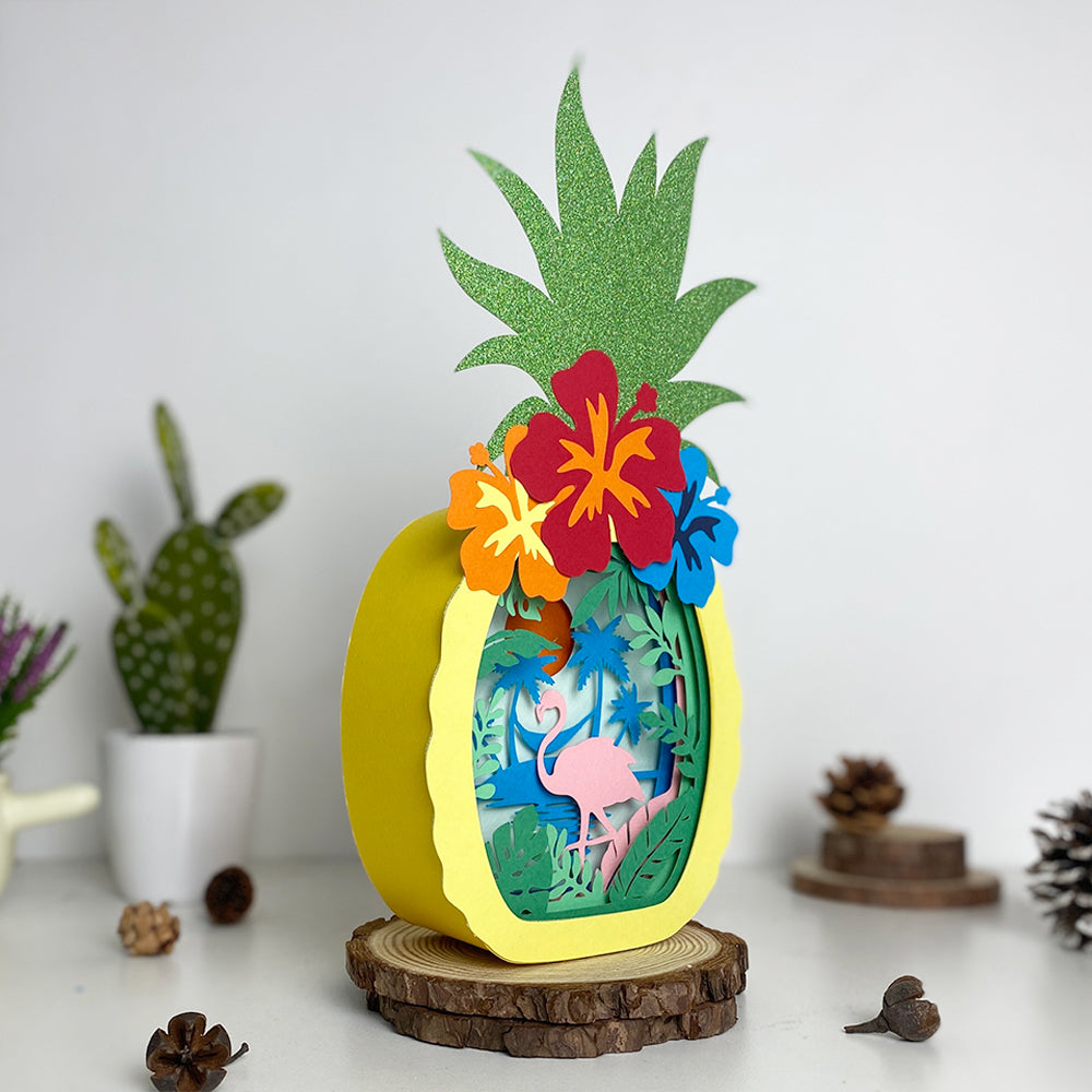 Tropical 1 – 3D Box SVG File for Cricut & Silhouette