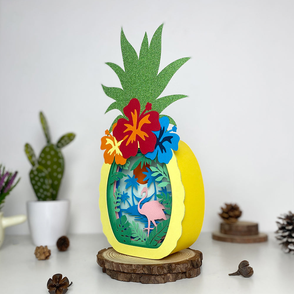 Tropical 1 – 3D Box SVG File for Cricut & Silhouette
