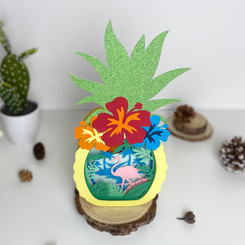 Tropical 1 – 3D Box SVG File for Cricut & Silhouette