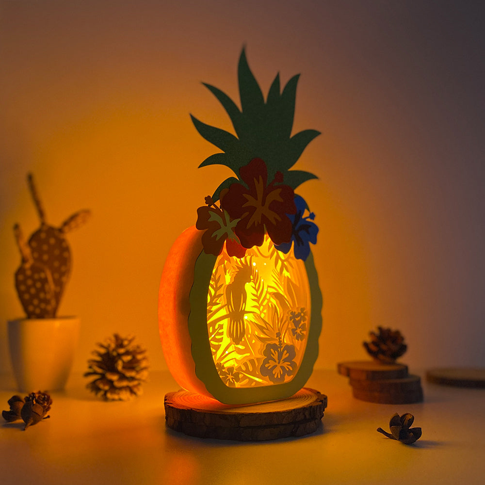 Tropical 2 – 3D Box SVG File for Cricut & Silhouette