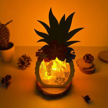 Tropical 2 – 3D Box SVG File for Cricut & Silhouette