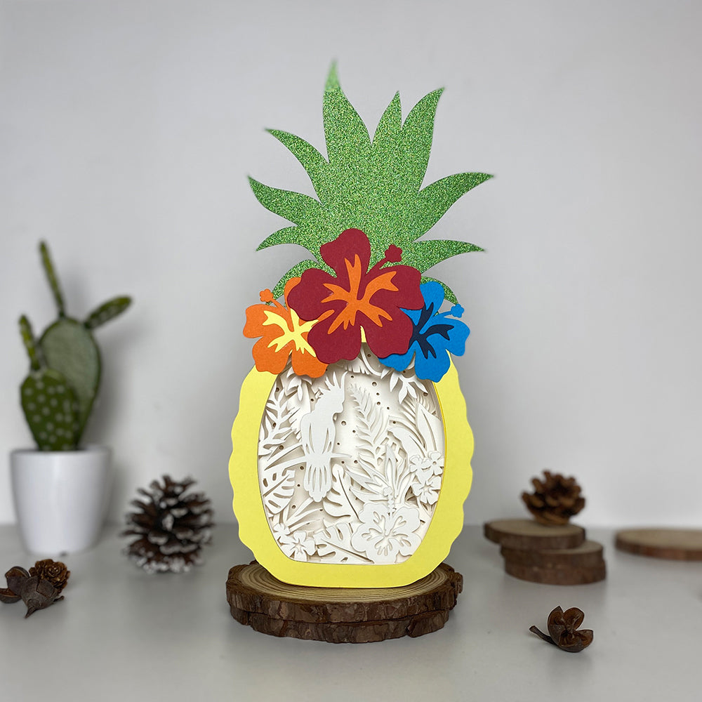 Tropical 2 – 3D Box SVG File for Cricut & Silhouette