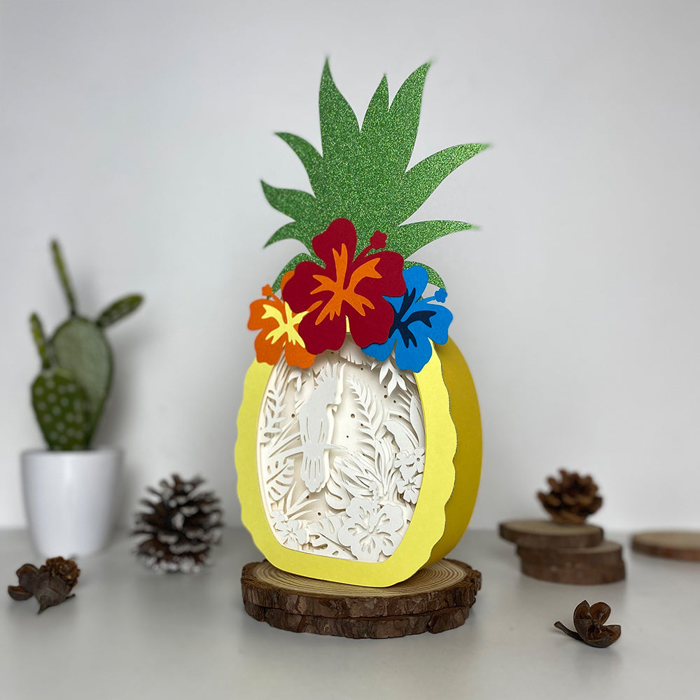 Tropical 2 – 3D Box SVG File for Cricut & Silhouette