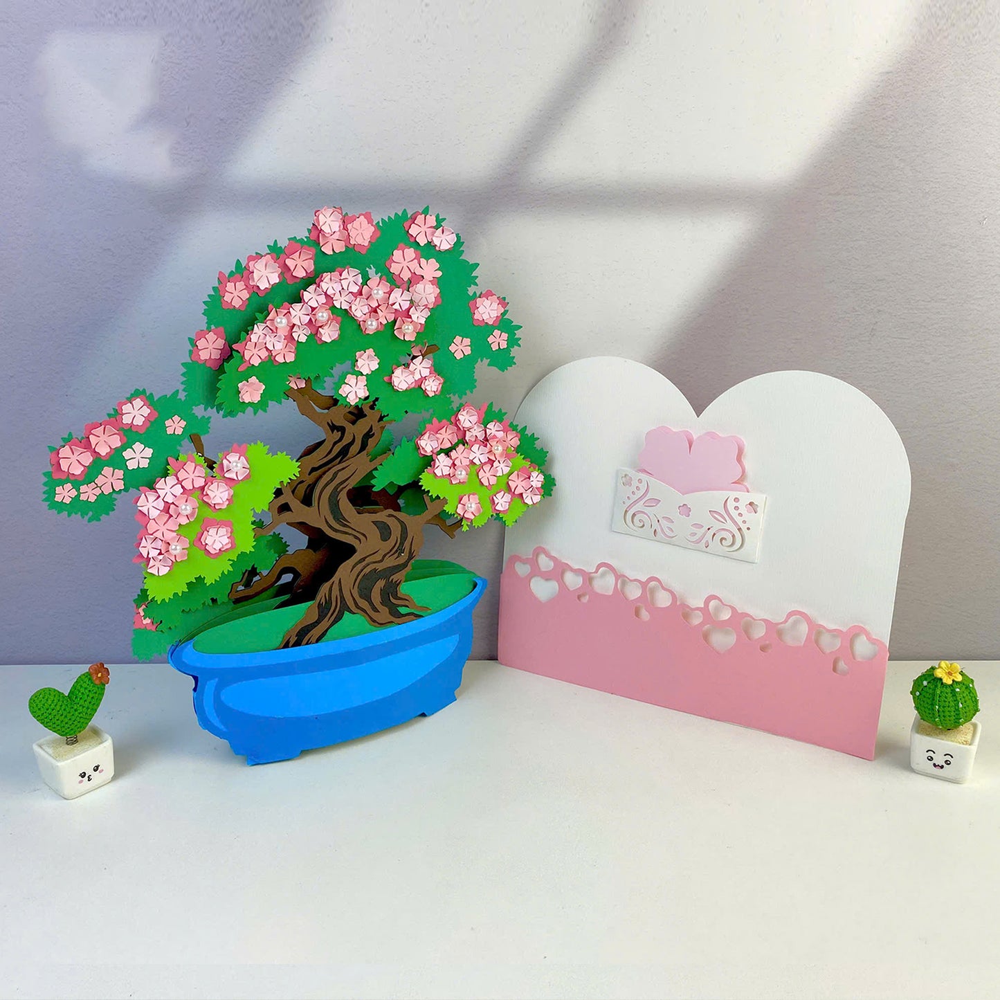 Bonsai Plant Pot 1 – 3D Pop-Up Card SVG File for Cricut & Silhouette