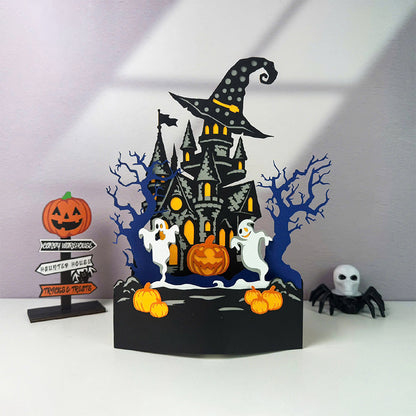 Haunted House 2 – 3D Pop-Up Card SVG File for Cricut & Silhouette