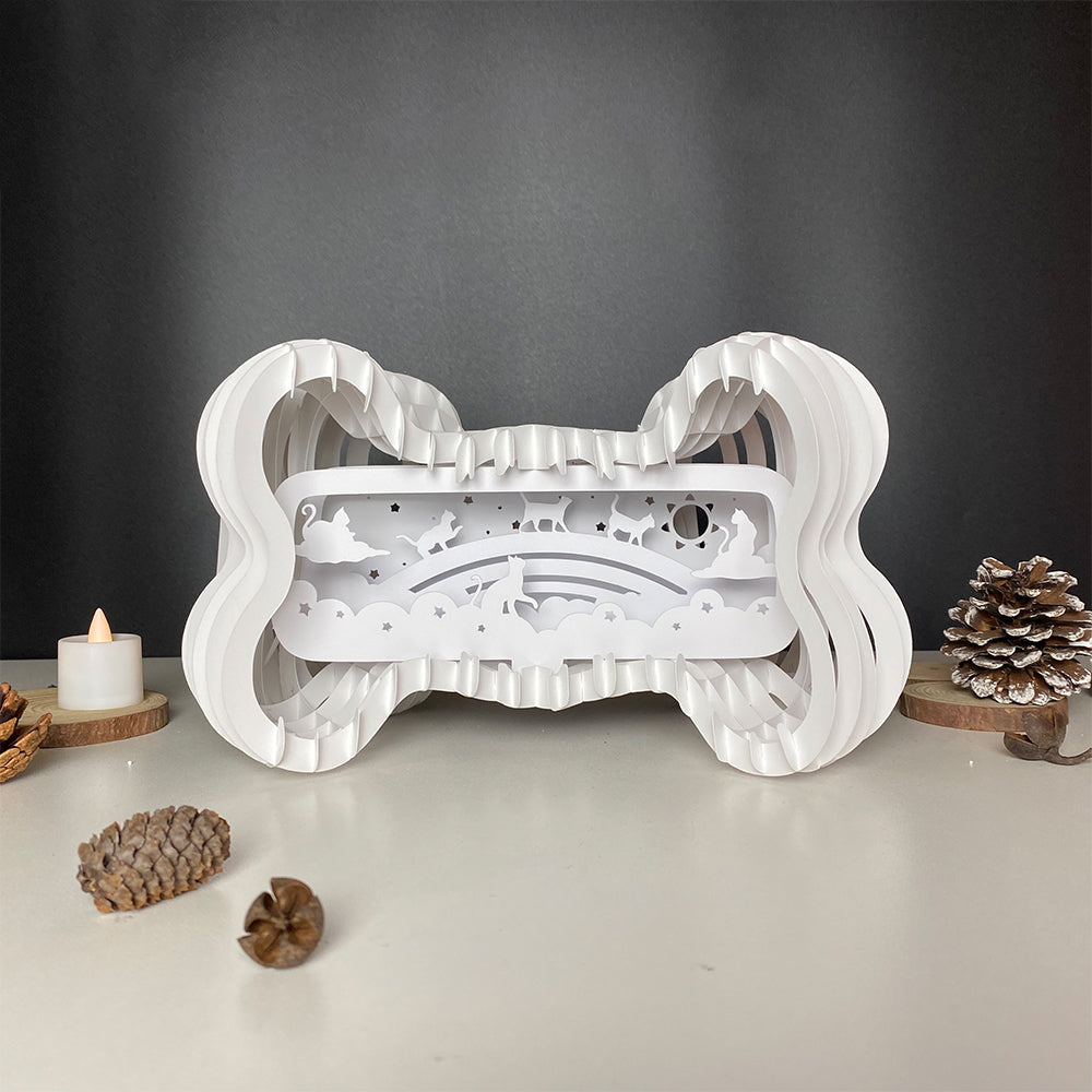 Cat Memorial – 3D Pop-Up Card SVG File for Cricut & Silhouette