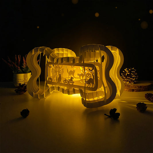 Devil Cats – 3D Bone Pop-up Card File - Cricut File - VEKTOR KRAFT