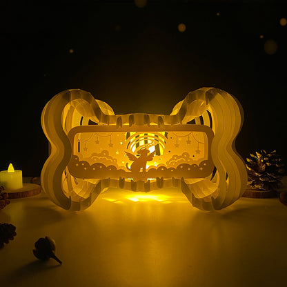 Dog Memorial – 3D Pop-Up Card SVG File for Cricut & Silhouette