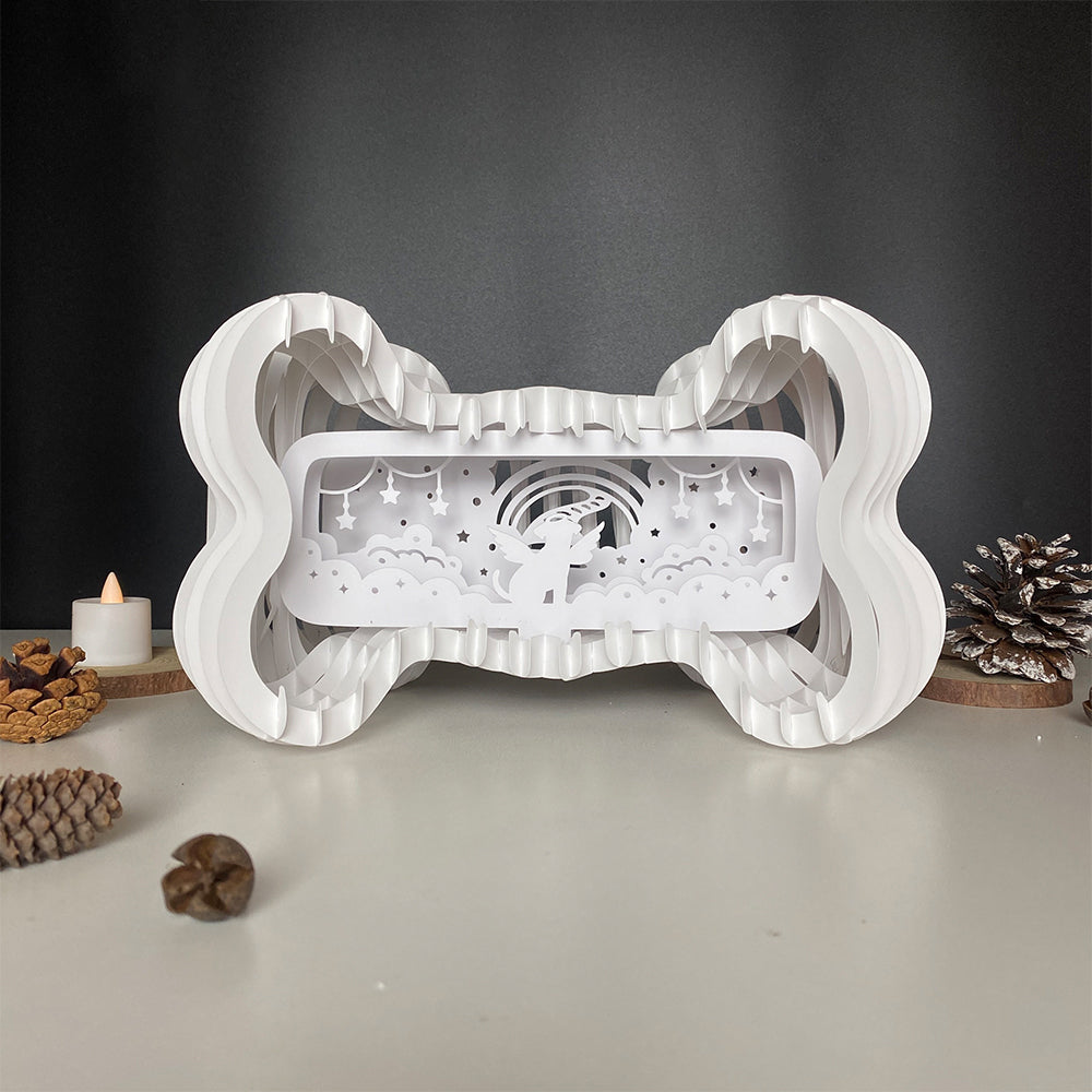 Dog Memorial – 3D Pop-Up Card SVG File for Cricut & Silhouette