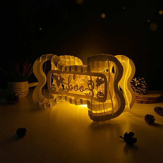 Ghost – 3D Bone Pop-up Card File - Cricut File - VEKTOR KRAFT