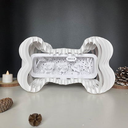 Panda – 3D Pop-Up Card SVG File for Cricut & Silhouette