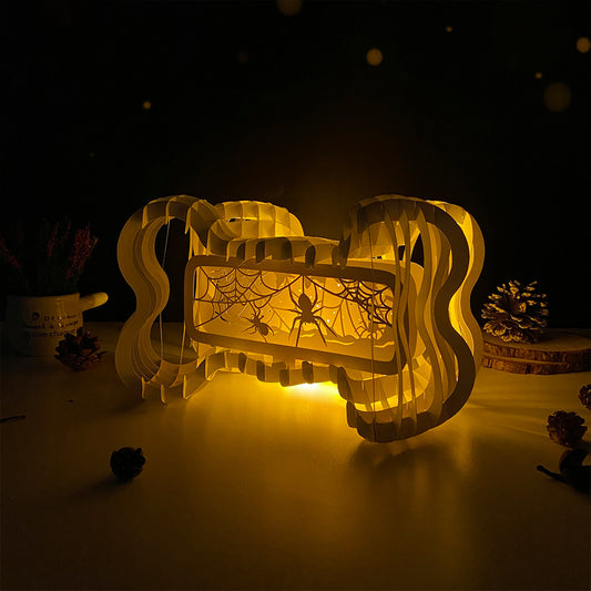 Spider – 3D Bone Pop-up Card File - Cricut File - VEKTOR KRAFT