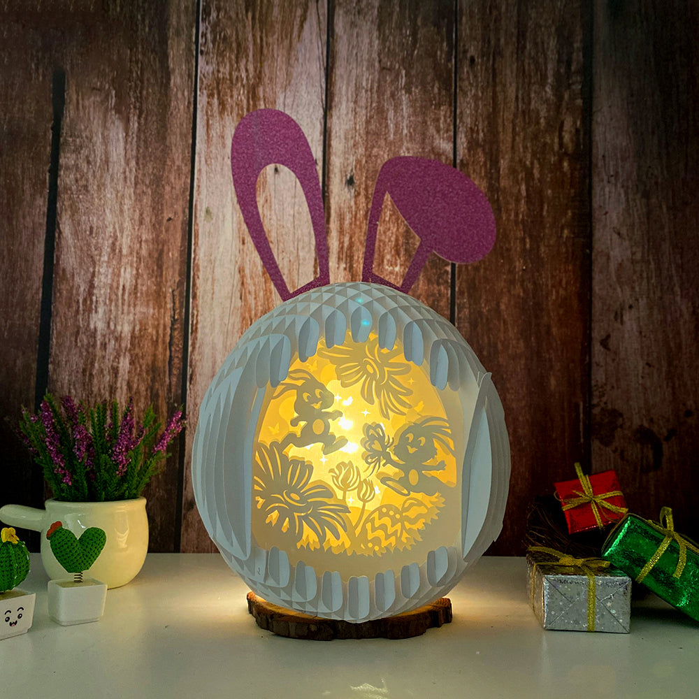 Bunny 1 – 3D Pop-Up Card SVG File for Cricut & Silhouette
