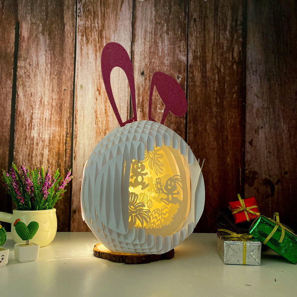 Bunny 1 – 3D Pop-Up Card SVG File for Cricut & Silhouette