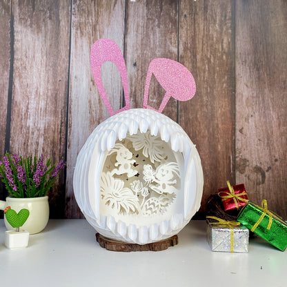 Bunny 1 – 3D Pop-Up Card SVG File for Cricut & Silhouette