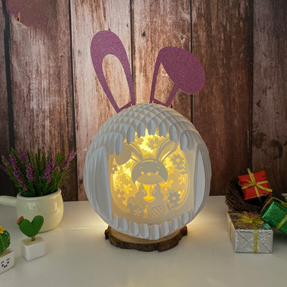 Bunny – 3D Pop-Up Card SVG File for Cricut & Silhouette