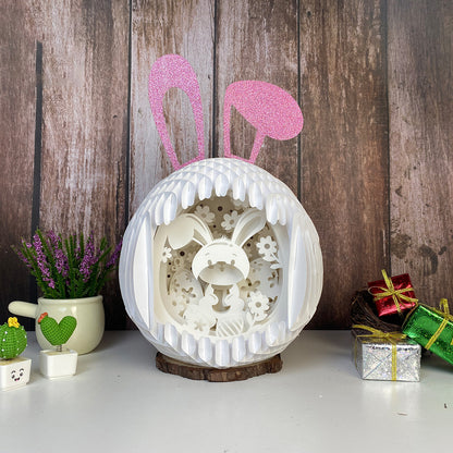 Bunny – 3D Pop-Up Card SVG File for Cricut & Silhouette