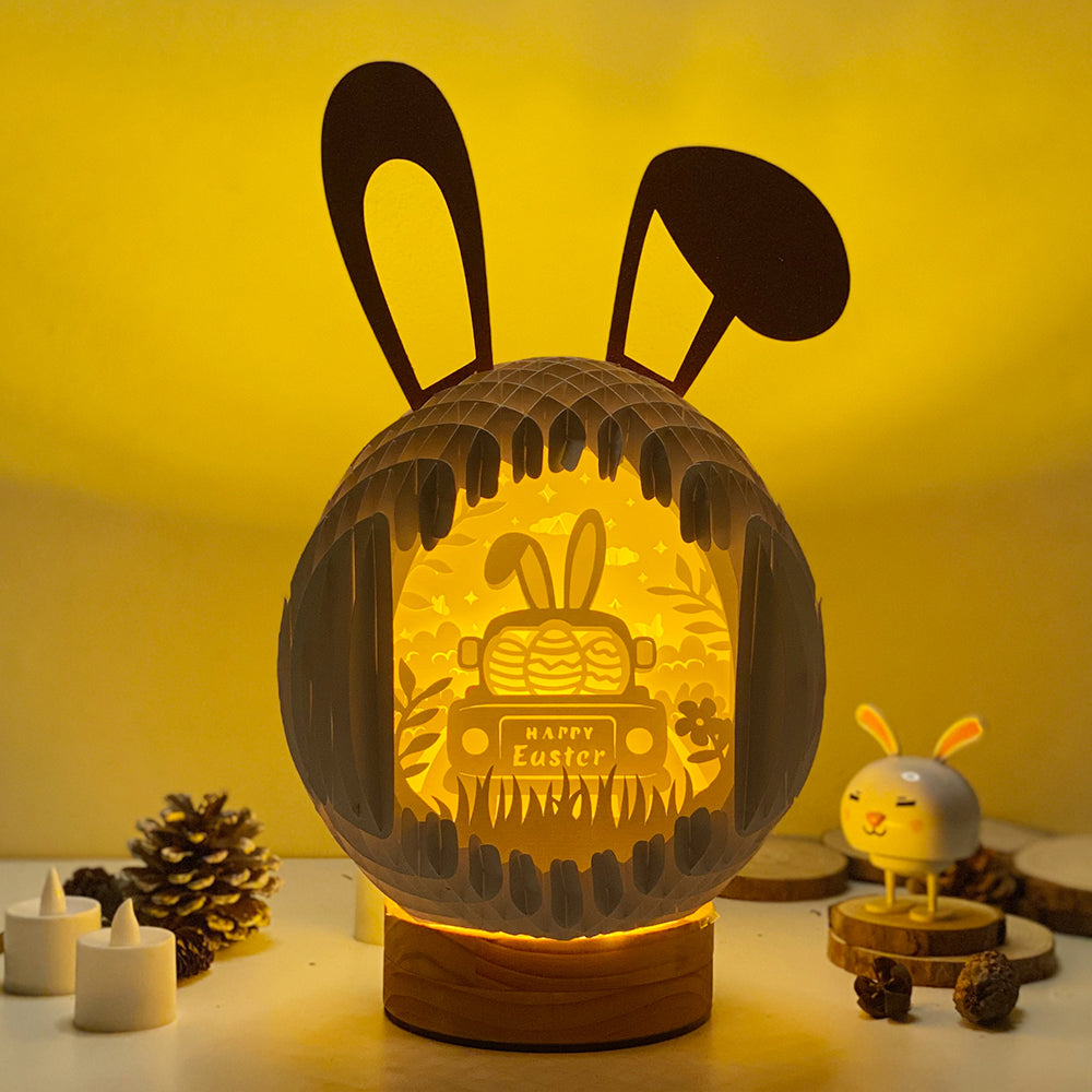 Easter Truck – 3D Pop-Up Card SVG File for Cricut & Silhouette