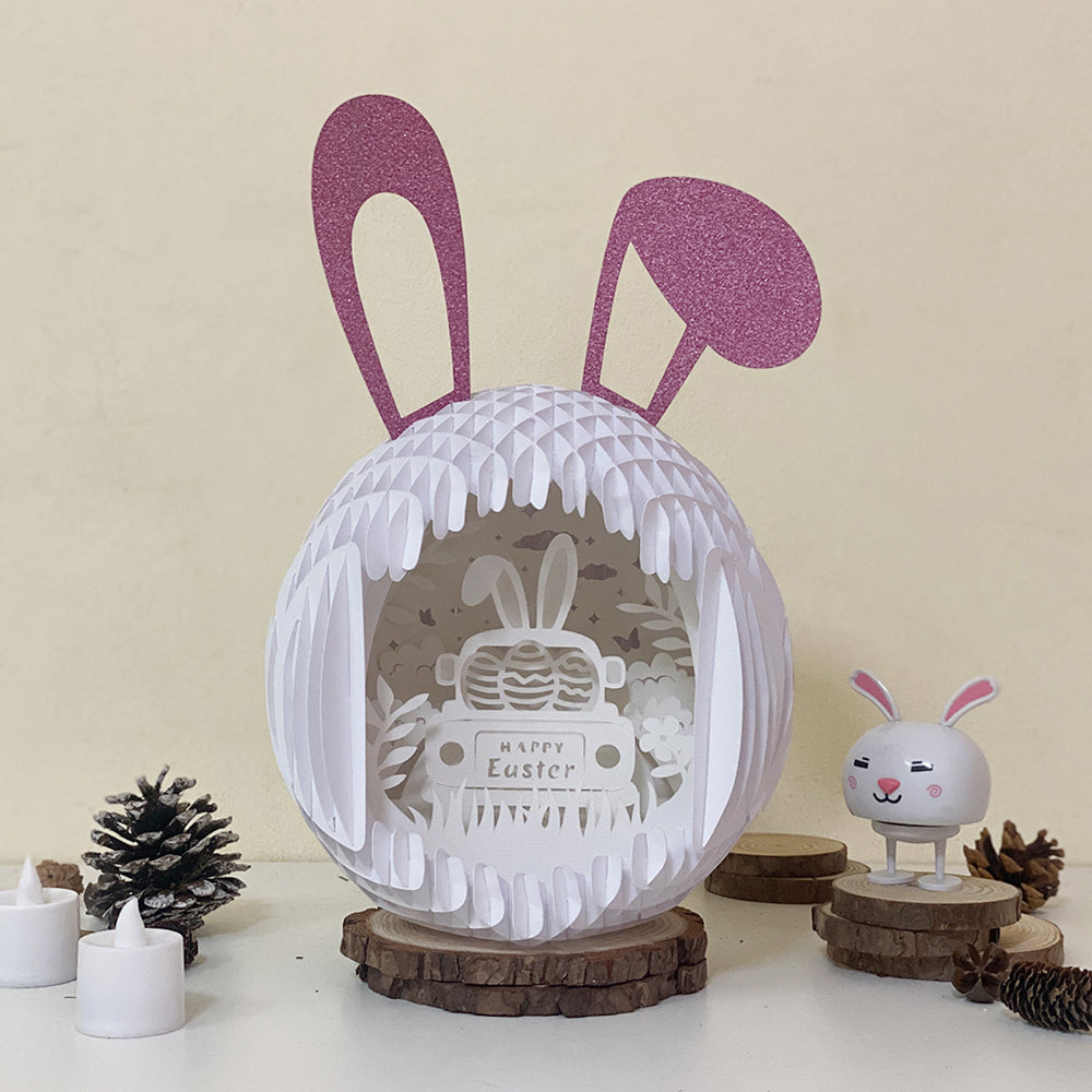 Easter Truck – 3D Pop-Up Card SVG File for Cricut & Silhouette