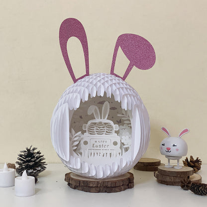 Easter Truck – 3D Pop-Up Card SVG File for Cricut & Silhouette