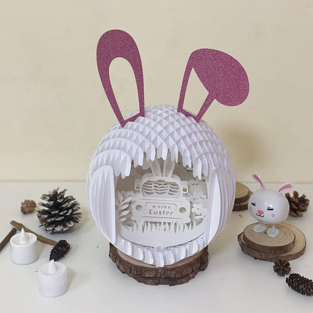 Easter Truck – 3D Pop-Up Card SVG File for Cricut & Silhouette