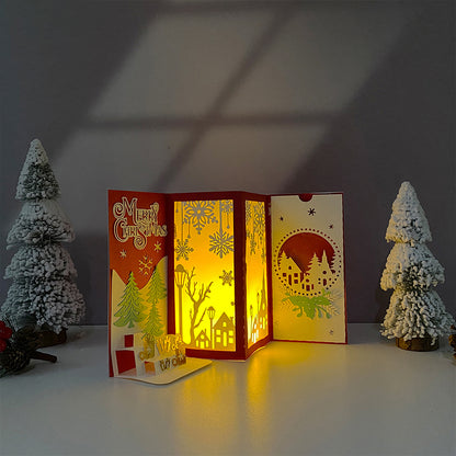 Card Christmas 1 – 3D Pop-Up Card SVG File for Cricut & Silhouette