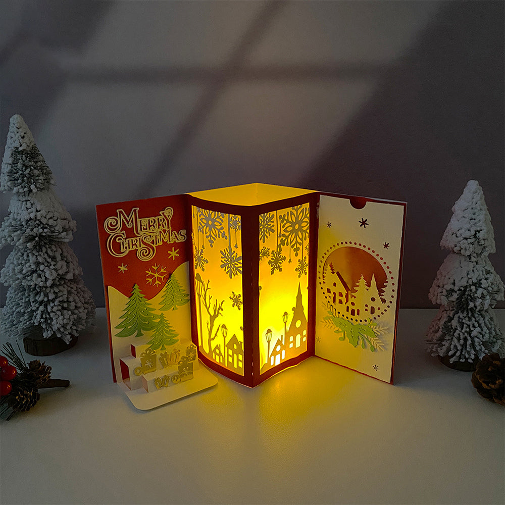 Card Christmas 1 – 3D Pop-Up Card SVG File for Cricut & Silhouette