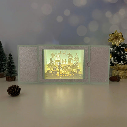 Merry Christmas – 3D Pop-Up Card SVG File for Cricut & Silhouette