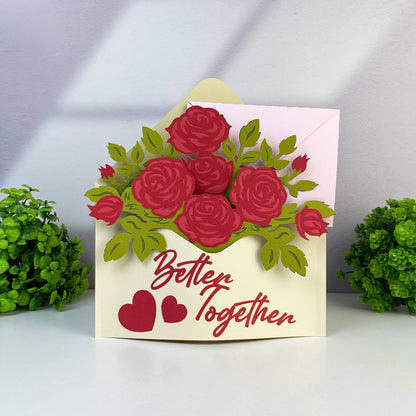 Valentine 2 – 3D Pop-Up Card SVG File for Cricut & Silhouette