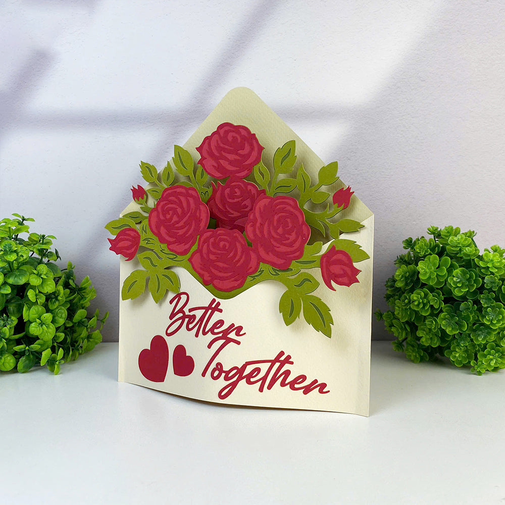 Valentine 2 – 3D Pop-Up Card SVG File for Cricut & Silhouette