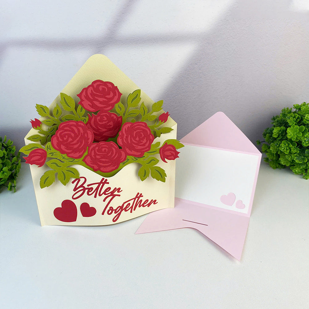 Valentine 2 – 3D Pop-Up Card SVG File for Cricut & Silhouette