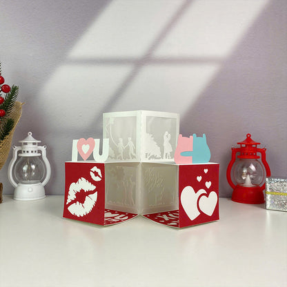 Happy Valentine – 3D Pop-Up Card SVG File for Cricut & Silhouette
