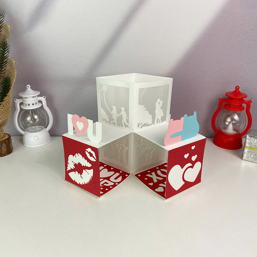 Happy Valentine – 3D Pop-Up Card SVG File for Cricut & Silhouette