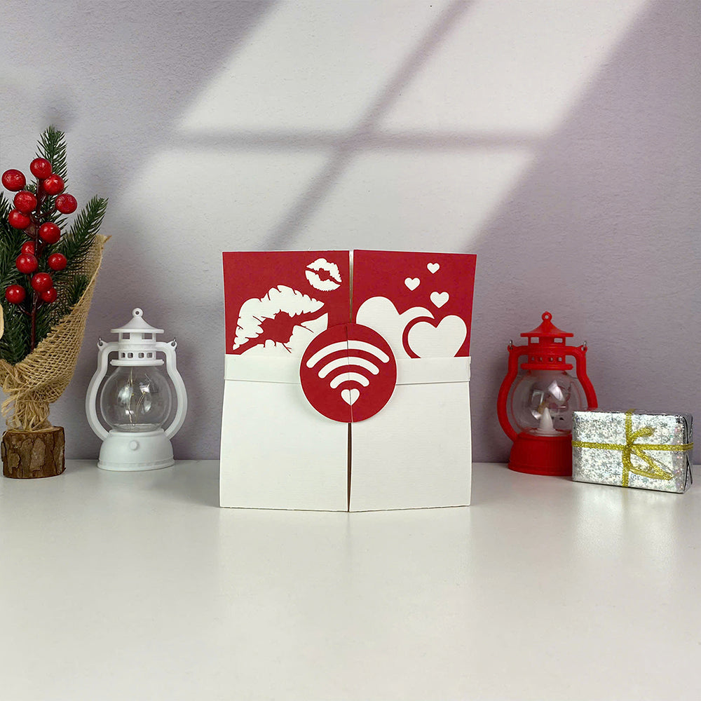 Happy Valentine – 3D Pop-Up Card SVG File for Cricut & Silhouette