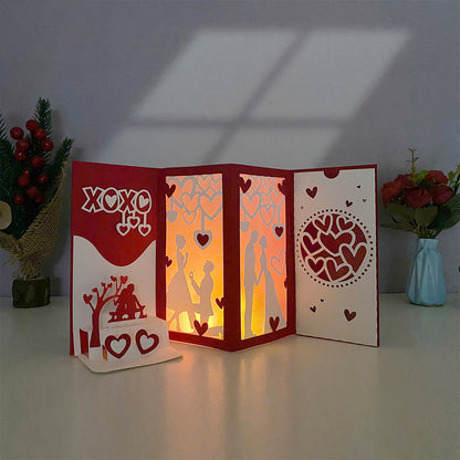 Valentine's Day – 3D Pop-Up Card SVG File for Cricut & Silhouette
