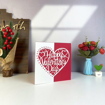 Valentine's Day – 3D Pop-Up Card SVG File for Cricut & Silhouette