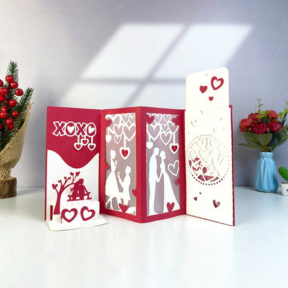 Valentine's Day – 3D Pop-Up Card SVG File for Cricut & Silhouette