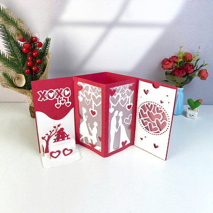 Valentine's Day – 3D Pop-Up Card SVG File for Cricut & Silhouette