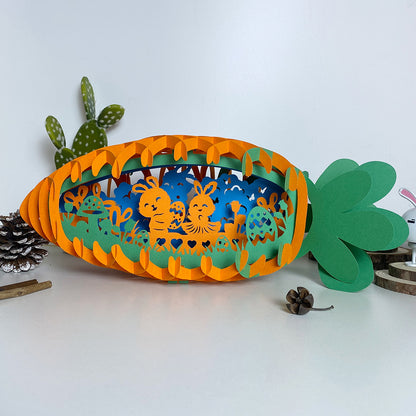 Easter 6 – 3D Pop-Up Card SVG File for Cricut & Silhouette