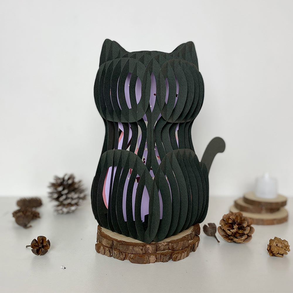 Cat Memorial – 3D Pop-Up Card SVG File for Cricut & Silhouette