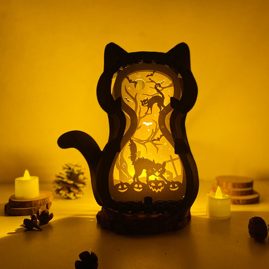 Devil Cats – 3D Cat Pop-up Card File - Cricut File - VEKTOR KRAFT