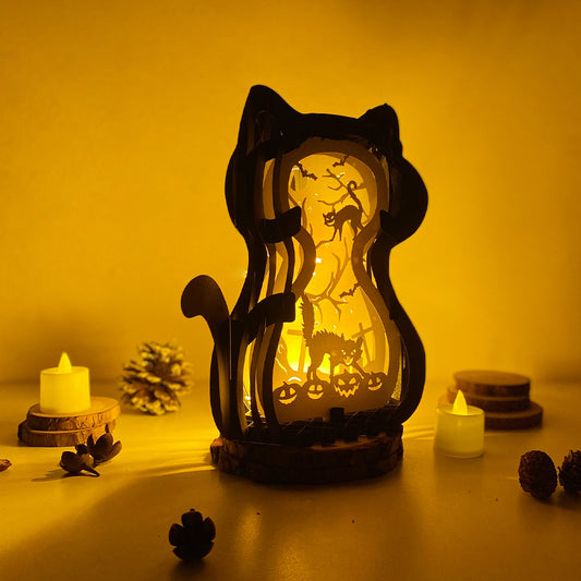 Devil Cats – 3D Cat Pop-up Card File - Cricut File - VEKTOR KRAFT